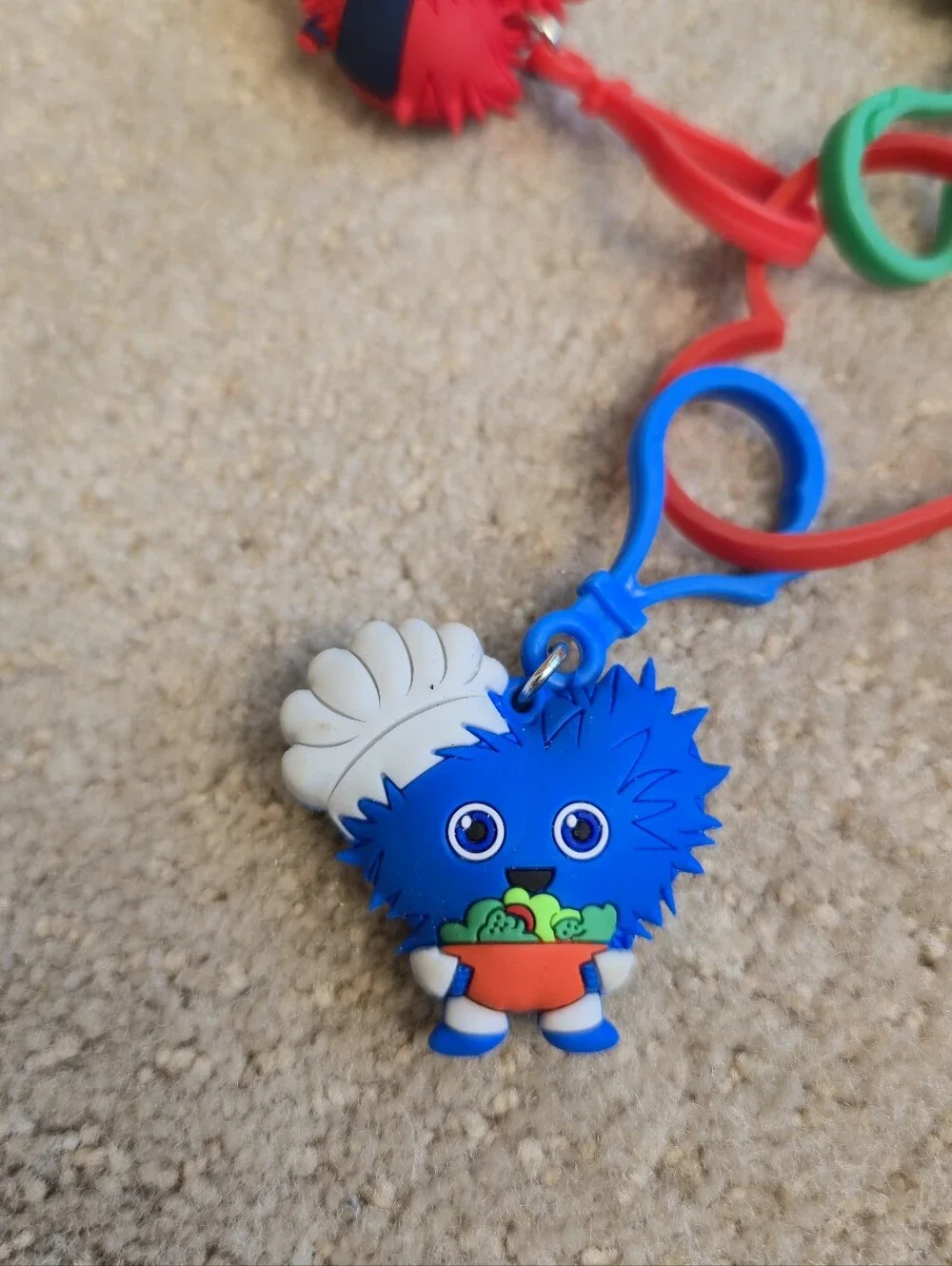 Kids Heart Challenge Character Keychains Lot Of 4 Spark Chef Star Buster
